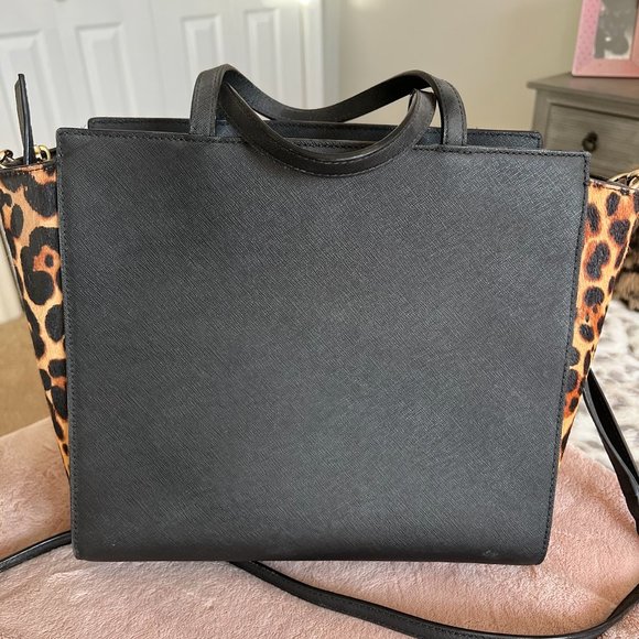 Kate Spade Leopard Hayden Run Wild purse - Picture 2 of 5
